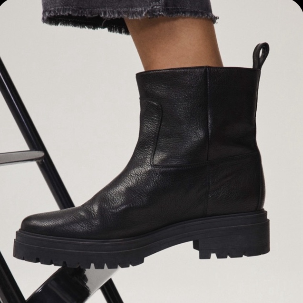 Ba&sh bottiness cighter boots - noir size 38